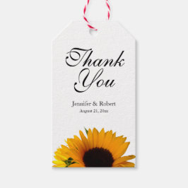 Solros Tack Presentetikett