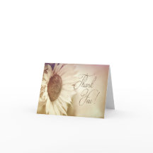 Solros - tackkortkort - drömlik beige