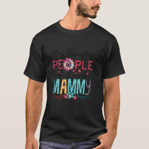 Solros Tie Dye Min favoritfolk kallar mig Mammy T Shirt