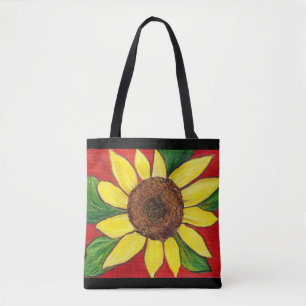 Solros Tote Bag Tygkasse