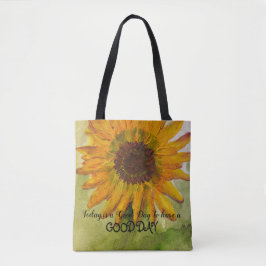 Solros Tote Bag Tygkasse