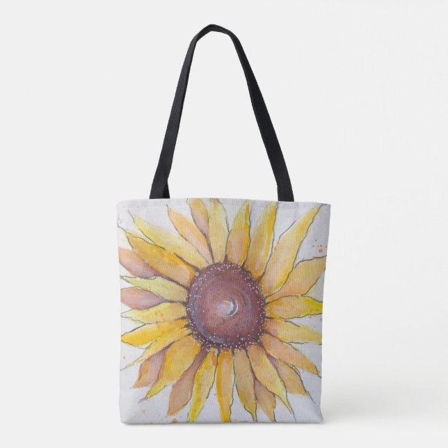 Solros Tote Bag Tygkasse (Baksida)