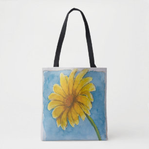 Solros Tote Bag Tygkasse