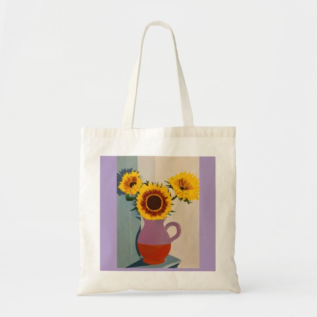 Solros Tote Bag Tygkasse (Framsidan)