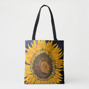 Solros Tote Bag Tygkasse