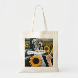 Solros Tote Bag Tygkasse