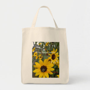 Solros Tote Bag Tygkasse