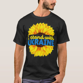 Solros Ukraina Jag står på Ukrainas solros T Shirt