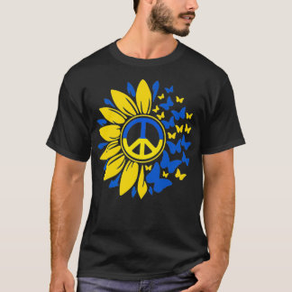 Solros Ukraina Ukrainas Flagga Ukraina Flagga Prid T Shirt