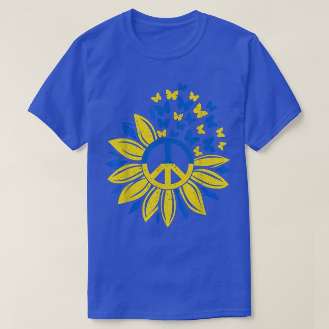 Solros Ukraina Ukrainas Flagga Ukraina Flagga Prid T Shirt (Design framsida)