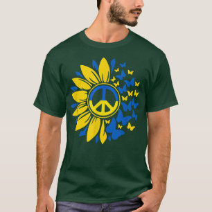 Solros Ukraina Ukrainas Flagga Ukraina Flagga Prid T Shirt