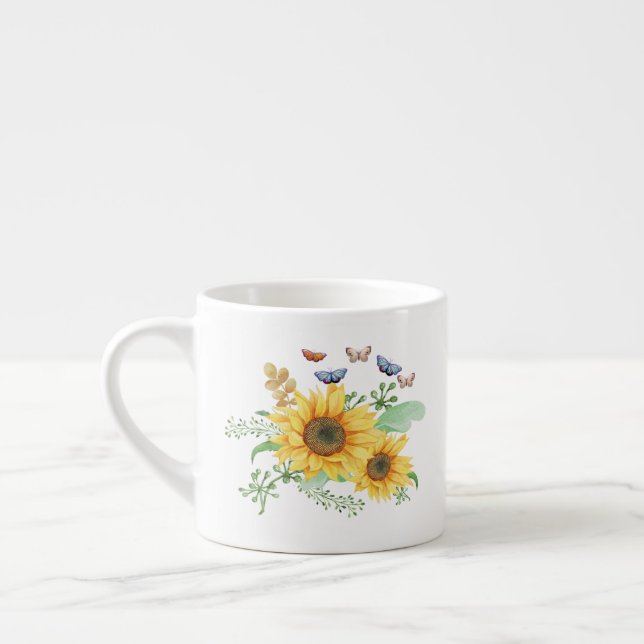 Solros vår espressomugg (Vänster)