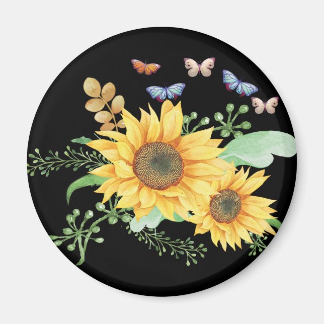 Solros vår magnet (Framsidan)