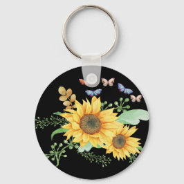 Solros vår nyckelring