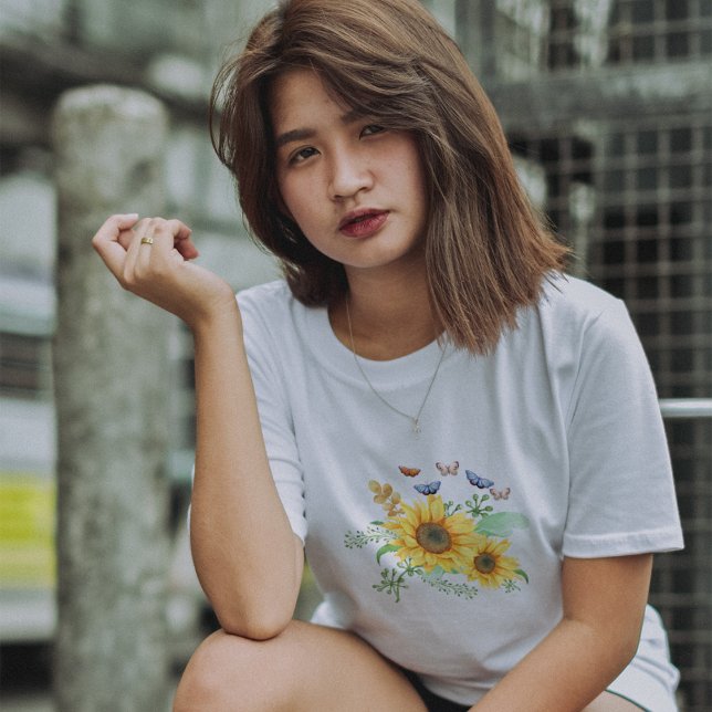 Solros vår t shirt (Skapare uppladdad)