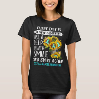 Solros vid livmoderhalscancer t shirt