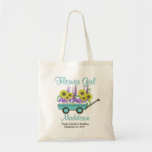 Solros Wagon Flower Girl Tygkasse