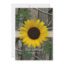 Solros Woodland Camo Bröllop