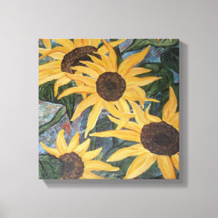 Solros Wrapped Canvas