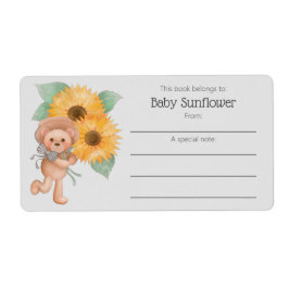 Solrosa Nalle Bok Tillhör att boka Fraktsedel