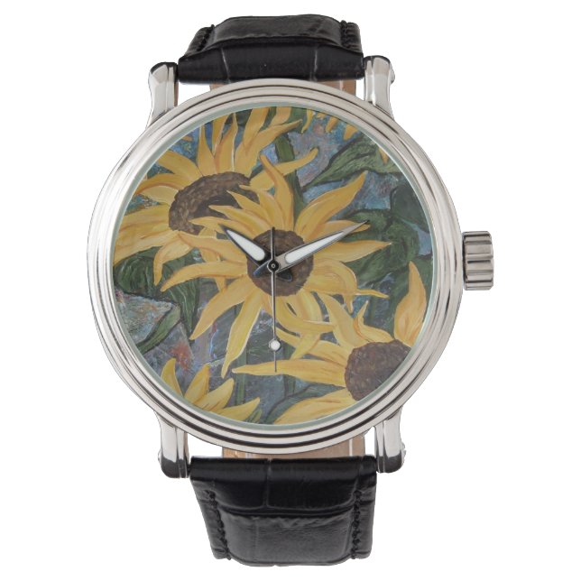 Solrosartistur Armbandsur (Framsida)