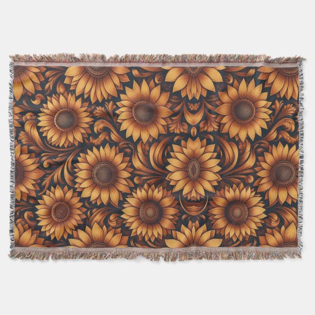 Solrosäsong Filt (Framsidan)