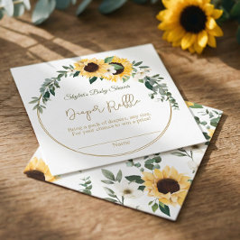 Solrosbabyskor - blöjor - förslutning tilläggskort