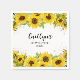 Solrosbabyskor Pappersservett