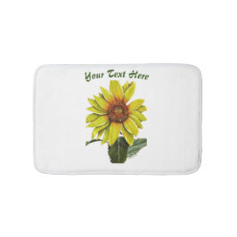 Solrosbadmattor - Anpassning som tillval Badrumsmatta