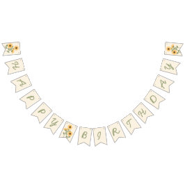 Solrosbanderollbuntning Flaggor