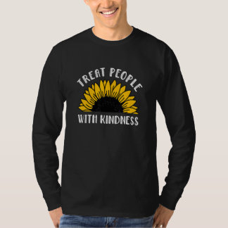 Solrosbehandlare med kinditet t shirt