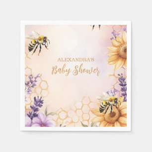 Solrosbi Babyshower Mommy To Bee Babyshower Pappersservett
