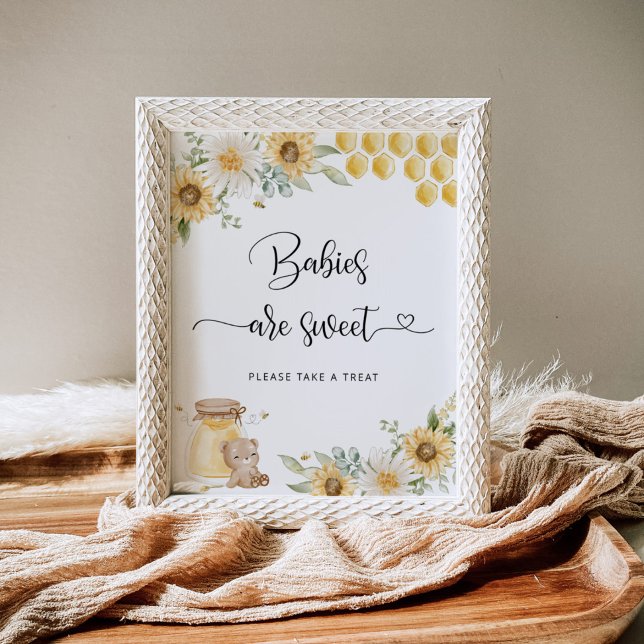 Solrosbin Spädbarn är söt Poster (Skapare uppladdad)