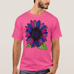 Solrosbisexualitet Flagga Bisexual Lgbt Pride Mon T Shirt