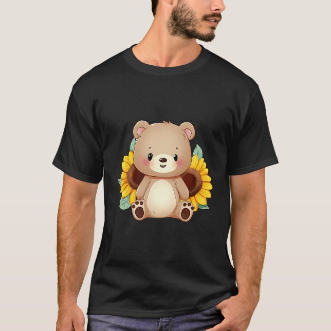 Solrosbjörn T Shirt (Framsida)