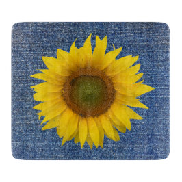 Solrosblå Denim Se Harvest CEG-skärningsstyrelse