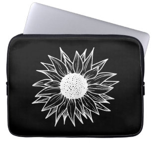 Solrosblomma av Söt med flera färgader Laptop Fodral