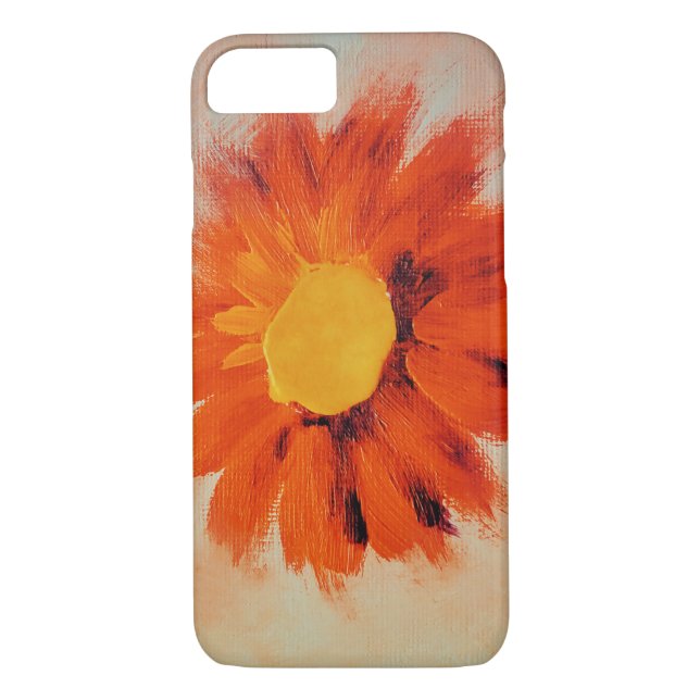 Solrosblomma av vibrant Orange Case-Mate iPhone Skal (Baksida)