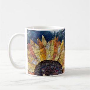 Solrosblomma i blandat medium mugg