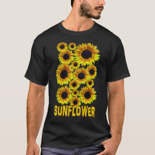 Solrosblomma med ljus Gult - T-shirt