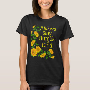 Solrosblomma och T-shirt för kvinnor