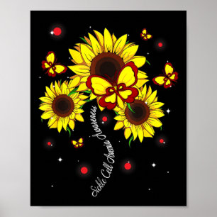 Solrosblomma Rörfluga R Poster