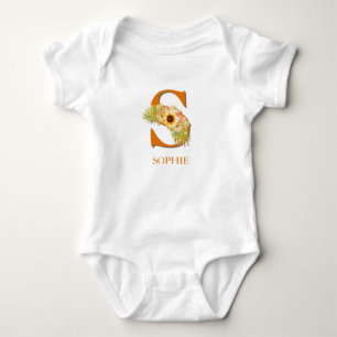 Solrosblomma S Anpassat Namn T Shirt
