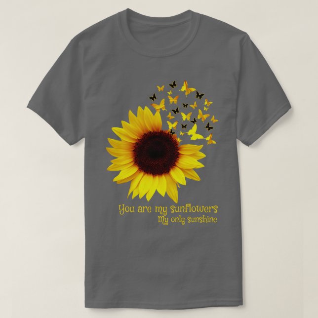 Solrosblomma T Shirt (Design framsida)