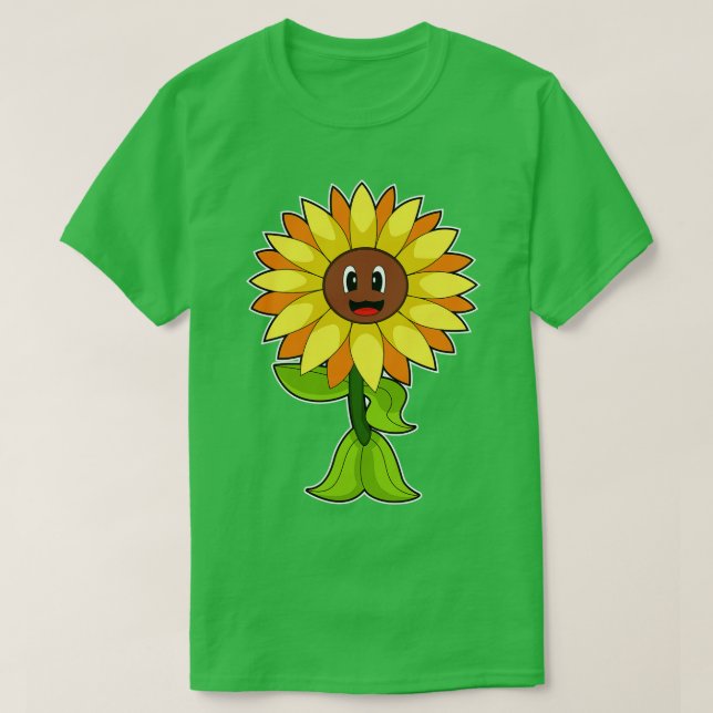 Solrosblomma T Shirt (Design framsida)