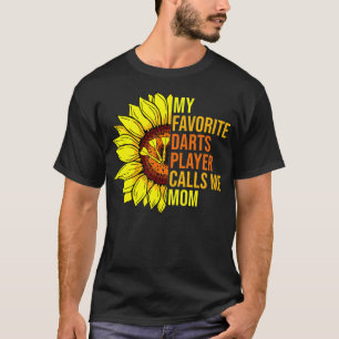 Solrosblomman Mina favoritspel Darts Player anropa T Shirt