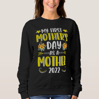 Solrosblomman Mitt första Mors dag som Mor Mor T Shirt