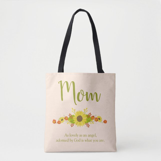 Solrosblomman shabby chic Mamma Tygkasse (Framsida)