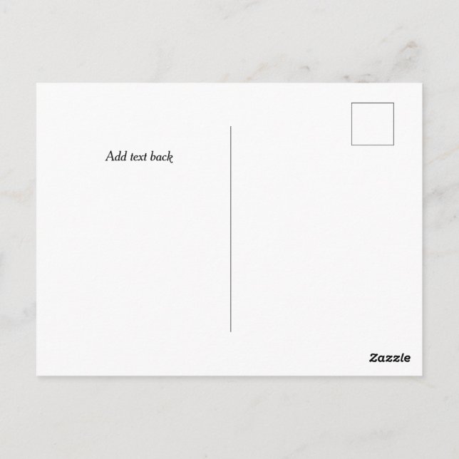 Solrosblomman - strålningsframsida och -baksida vykort (Baksida)