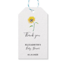 Solrosblommans babyskal - tack. Enkelt